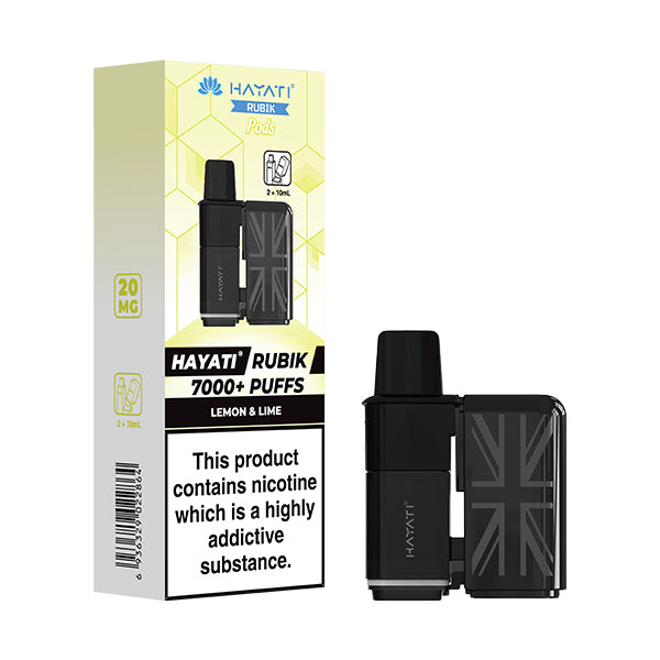 Hayati Rubik 7000+ Puff Prefilled Pods 5pk