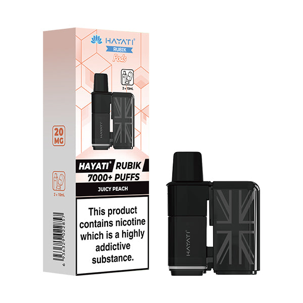 Hayati Rubik 7000+ Puff Prefilled Pods 5pk