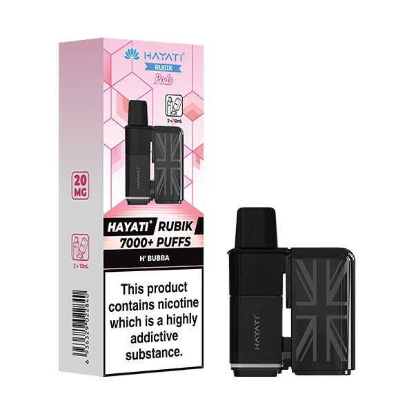 Hayati Rubik 7000+ Puff Prefilled Pods 5pk