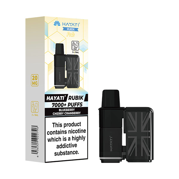 Hayati Rubik 7000+ Puff Prefilled Pods 5pk