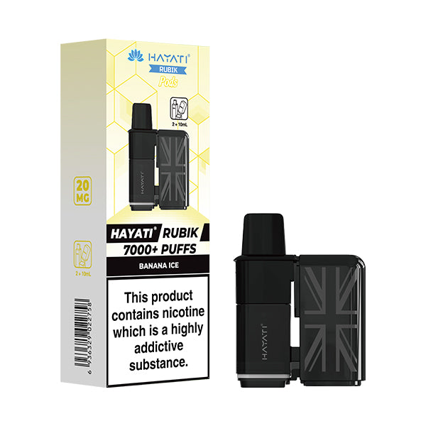 Hayati Rubik 7000+ Puff Prefilled Pods 5pk