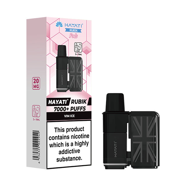 Hayati Rubik 7000+ Puff Prefilled Pods 5pk