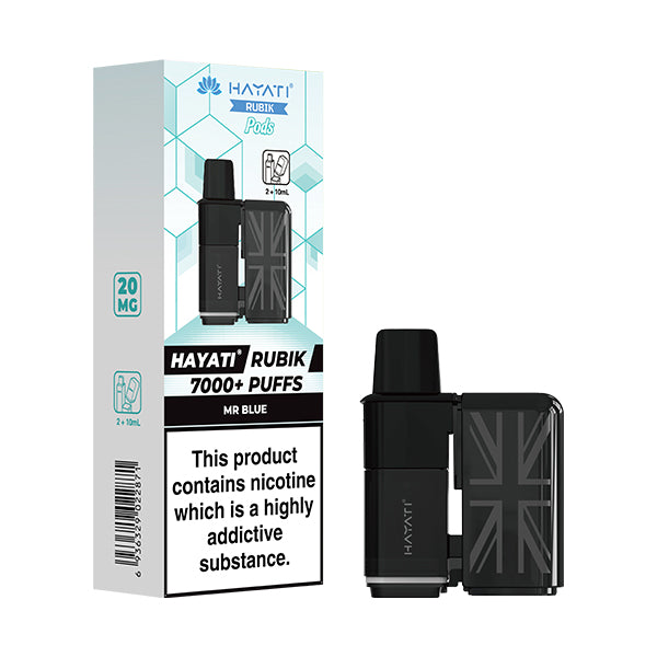 Hayati Rubik 7000+ Puff Prefilled Pods 5pk
