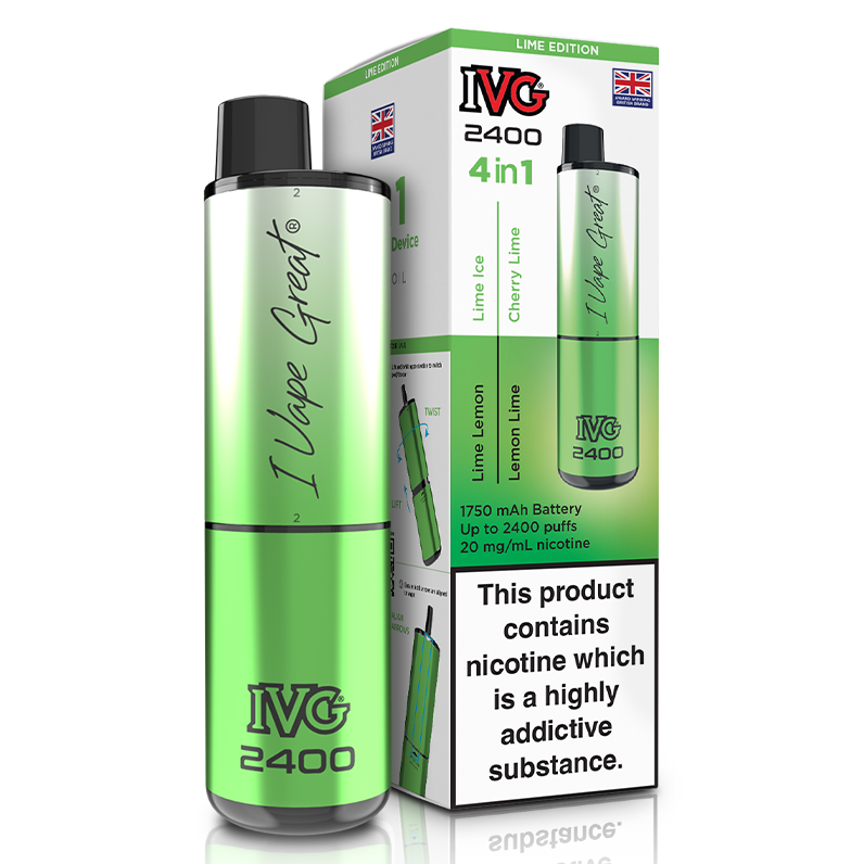 IVG 2400 4 in 1 Rechargeable Pod Kit (Pack of 5)