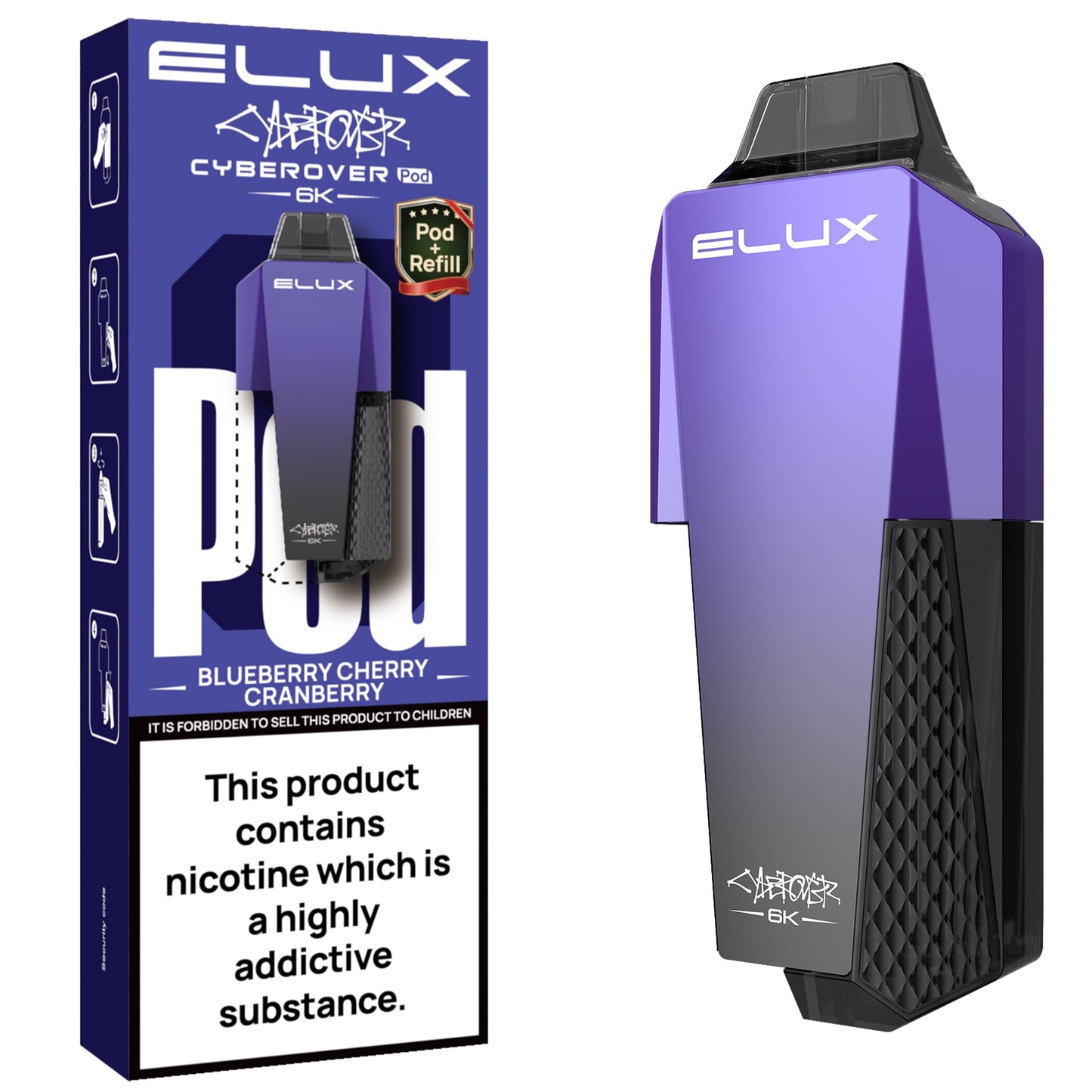 Elux Cyberover 6K Prefilled Pods
