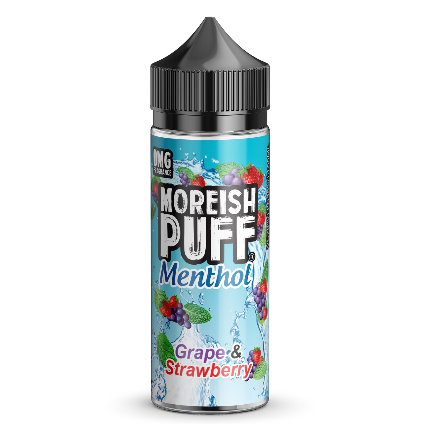 Moreish Puff Grape & Strawberry Menthol 100ml Shortfill
