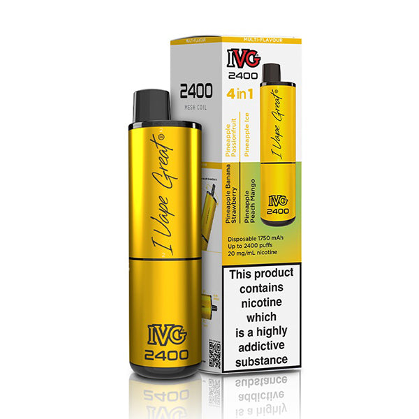 IVG 2400 Disposable Vape Device - Pineapple Edition