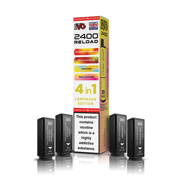 IVG 2400 Reload 4in1 Prefilled Pods Lemonade Edition