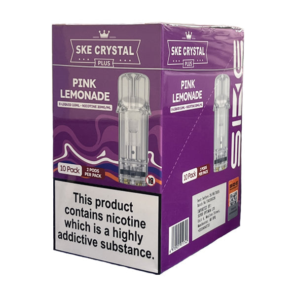SKE Crystal Plus Prefilled Pods (BOX OF 10) - Pink Lemonade
