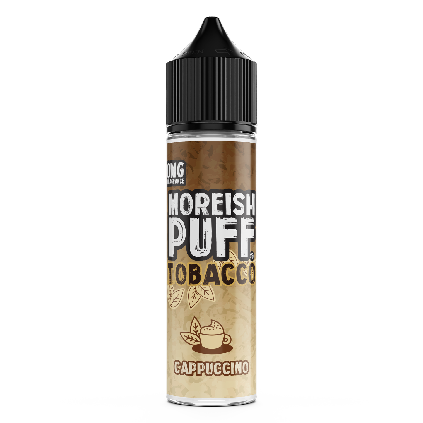Moreish Puff Tobacco: Cappuccino Tobacco 0mg 50ml Shortfill E-Liquid