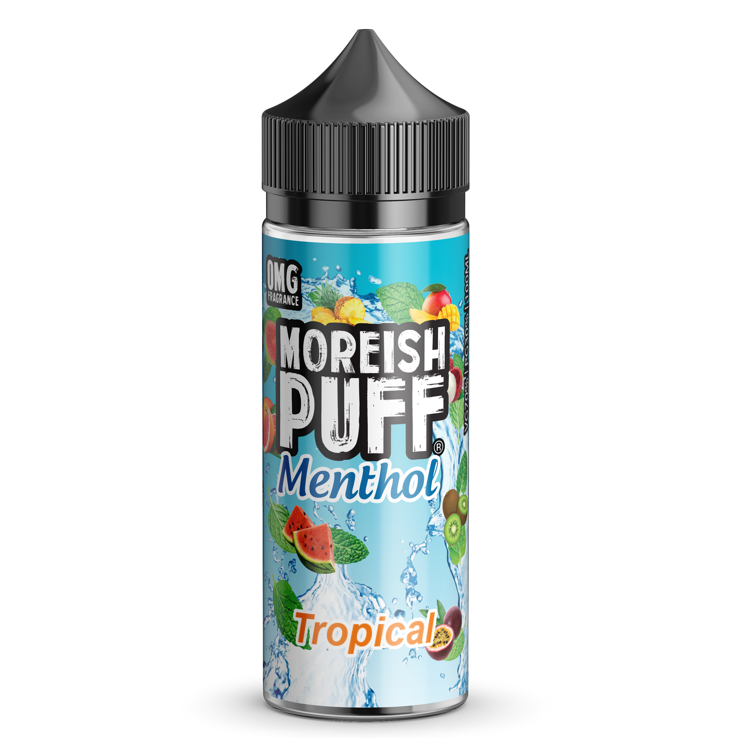 Moreish Puff Tropical Menthol 100ml Shortfill