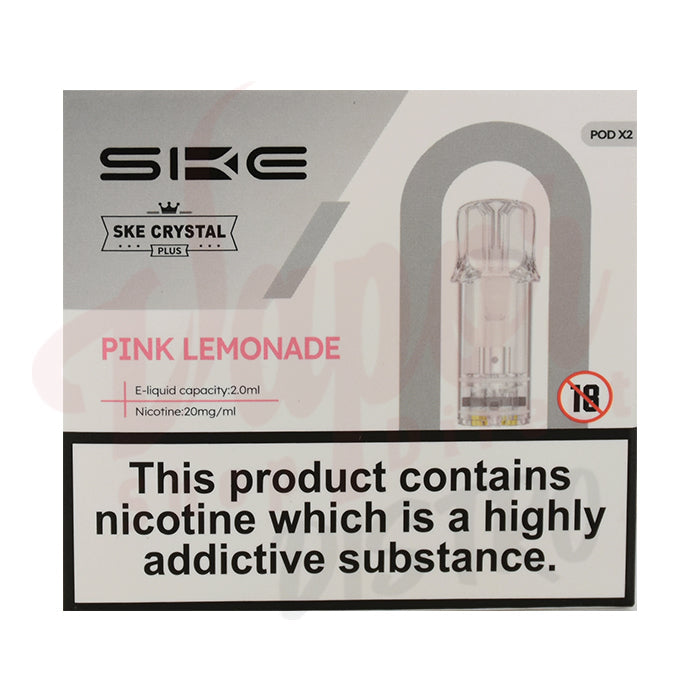 SKE Crystal Plus Prefilled Pods (BOX OF 10) - Pink Lemonade