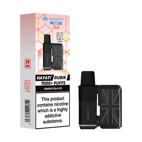 Hayati Rubik 7000+ Puff Prefilled Pods 5pk