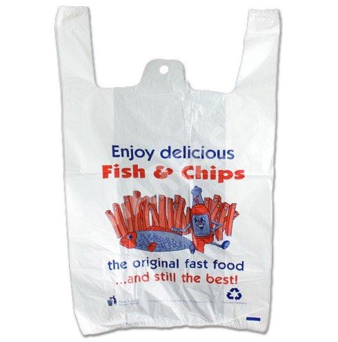 Fish and Chips Printed Bag  11