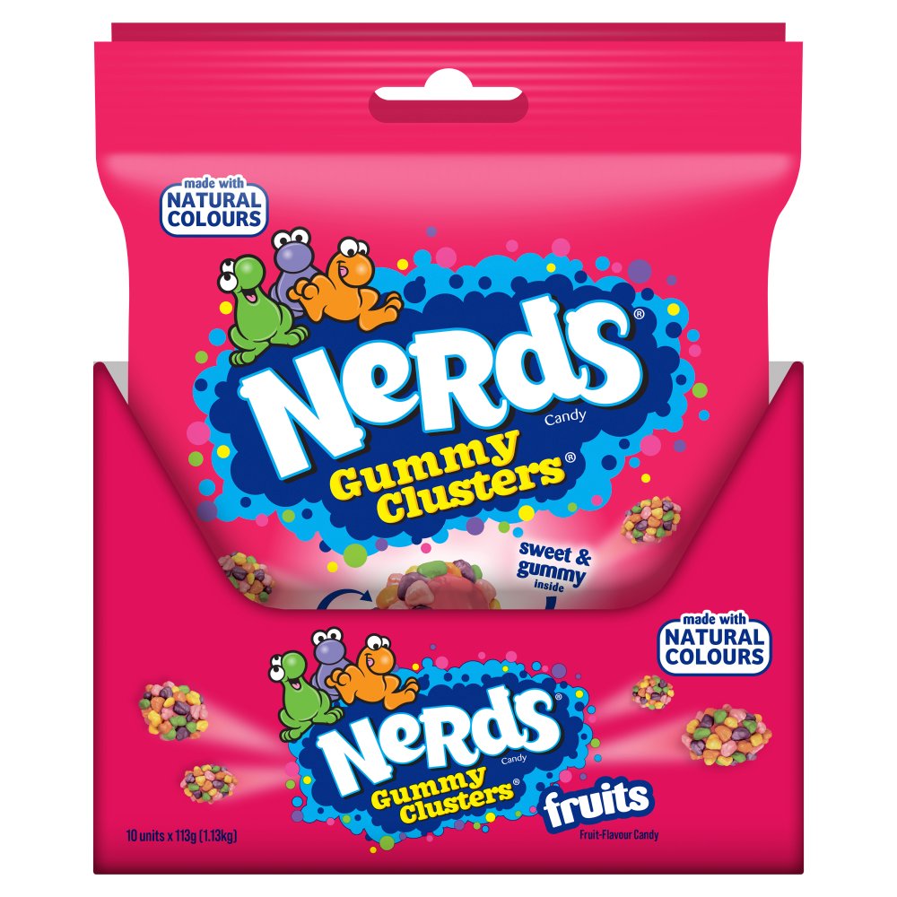 Nerds Fruits Gummy Clusters 10x113g