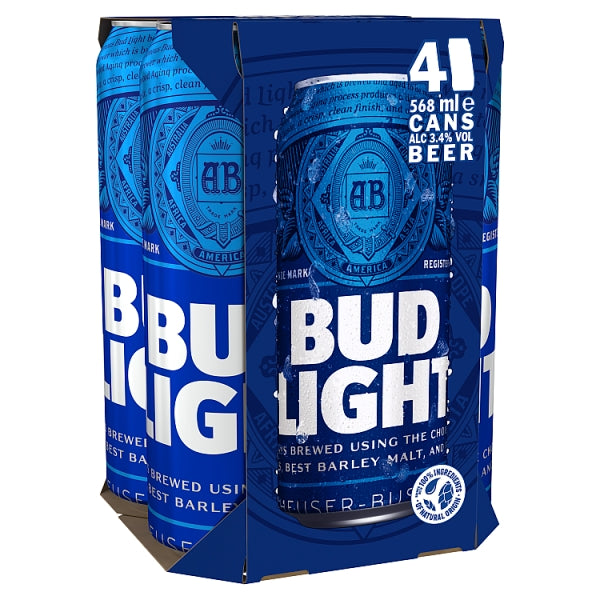 Bud Light Pint 6x4x568ml PM£5.49