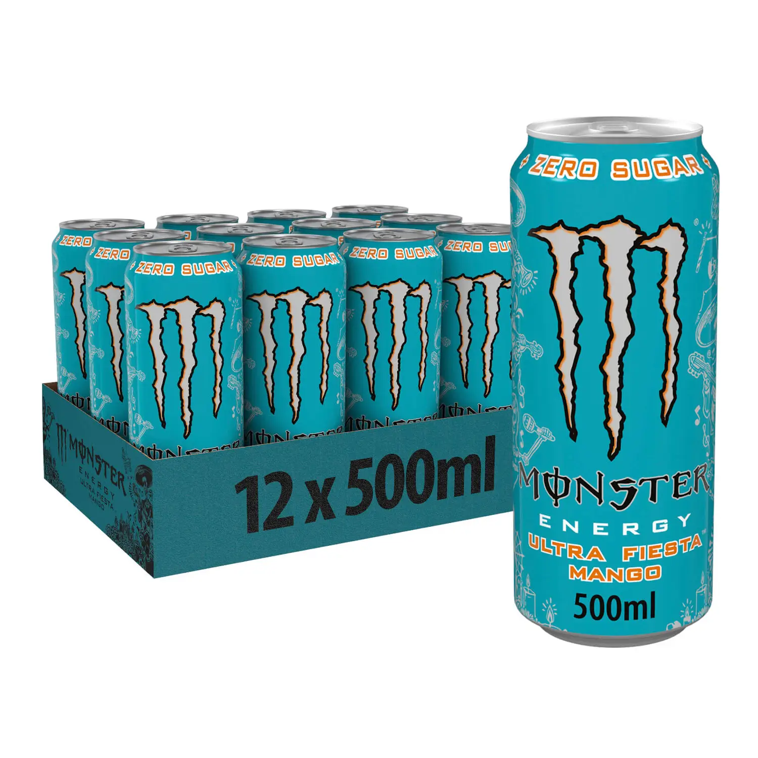 Monster Energy Drink 12x500ml (Ultra Fiesta Mango)