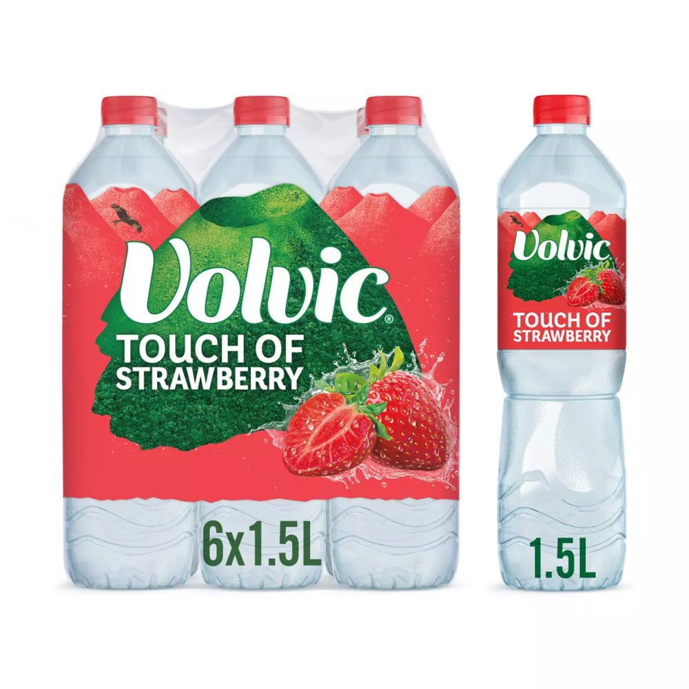 Volvic Touch Of Strawberry 6x1.5L