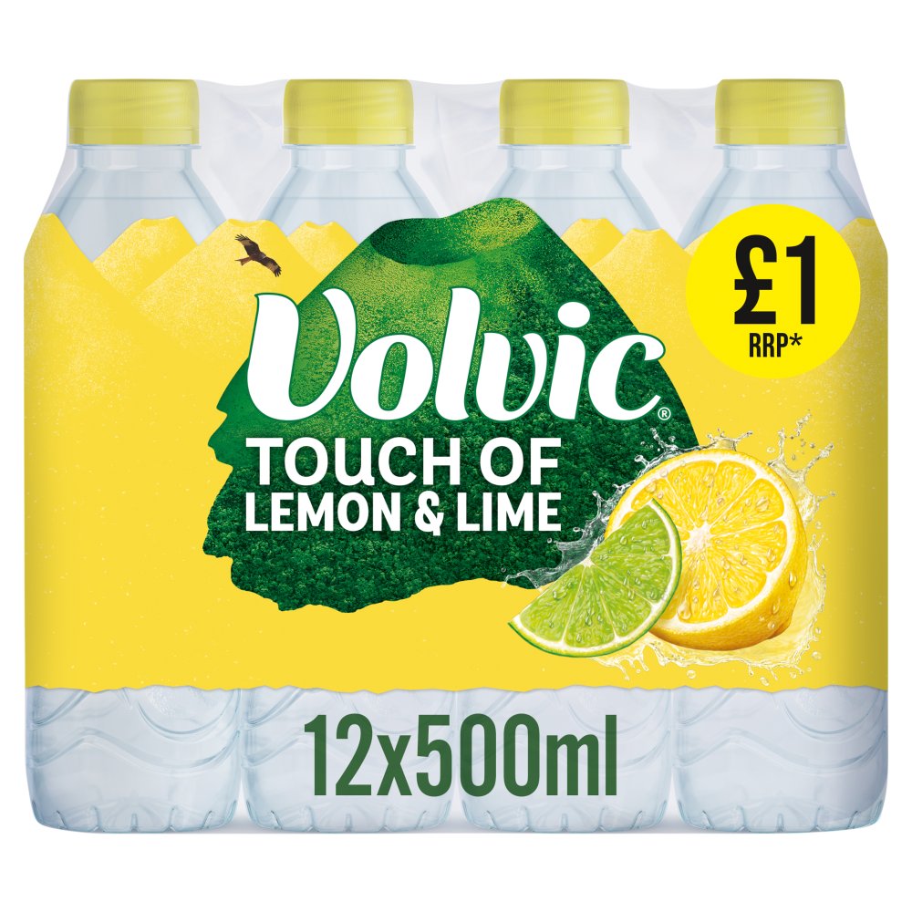 Volvic Touch Of Lemon & LIme 12x500ml