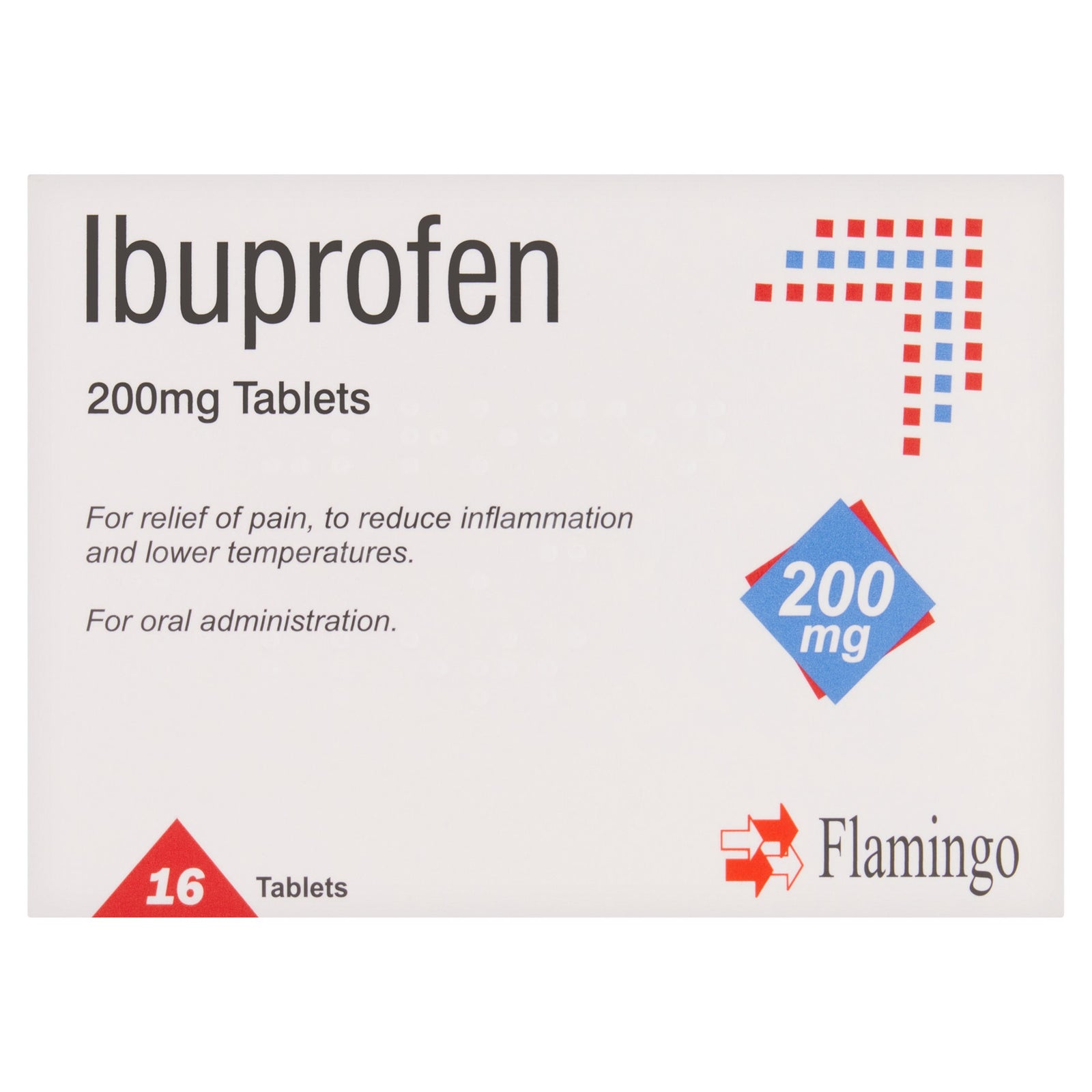Ibuprofen 200mg 16 Tablets