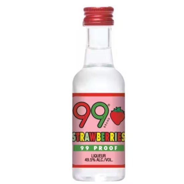 99 Brand Liqueur Shot Strawberries 10x5cl