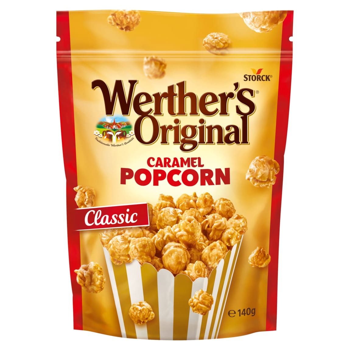 Werthers Original Caramel Classic Popcorn 12x140g