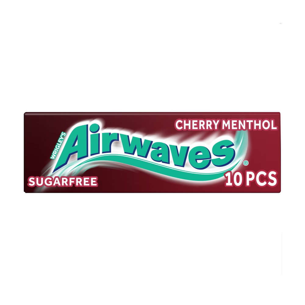 Airwaves Cherry Menthol Chewing Gum 10’s