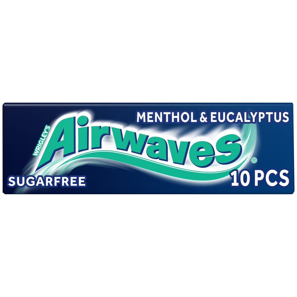 Airwaves Menthol & Eucalyptus Chewing Gum 10’s