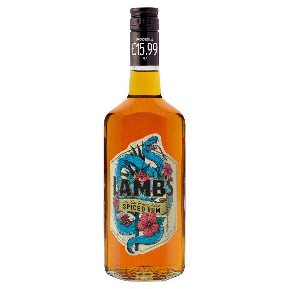 Lamb's Spiced Rum 6 x 70cl PM£15.99
