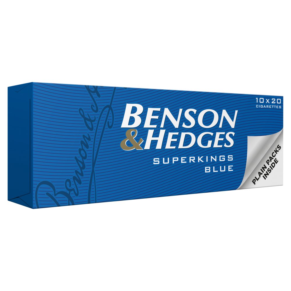 Benson & Hedges Blue Superking Cigarettes 10x20pk