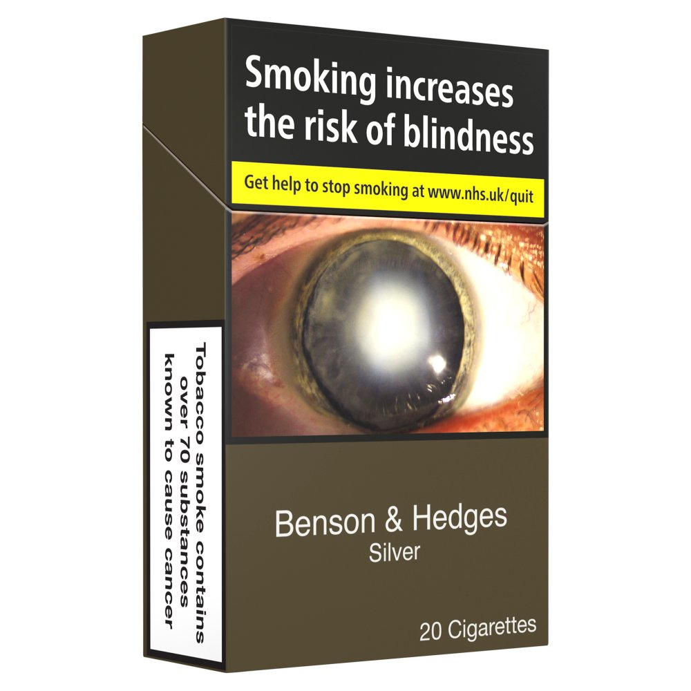 Benson & Hedges Silver Kingsize Cigarettes 5 x SINGLES (Pack of 20)