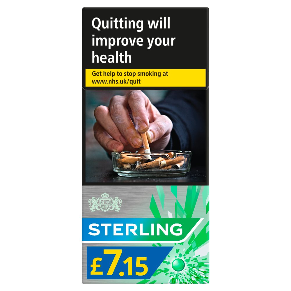 Sterling Dual Capsule Leaf Wrapped 20x10pk PM£7.15