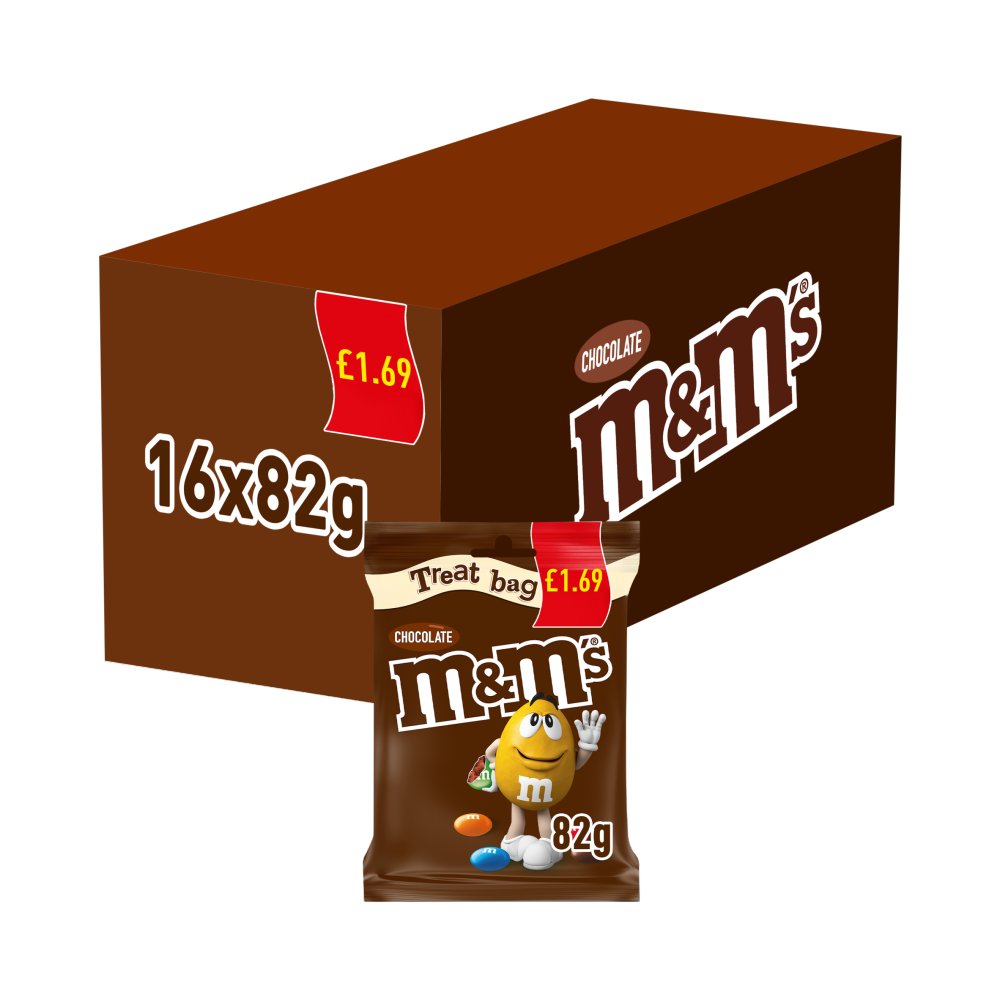 M&M's Chocolate Treat Bag 16x82g PM£1.69