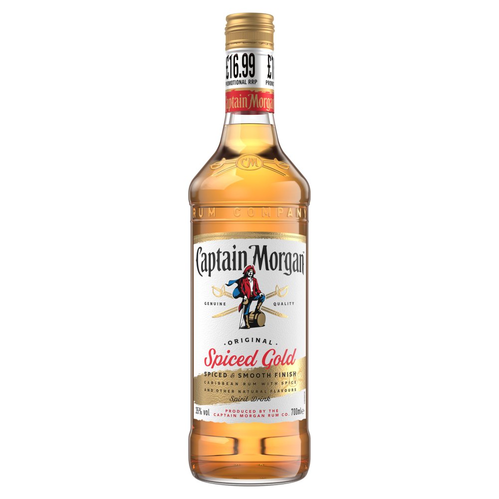 Captain Morgan Spiced Gold 6x70cl PM£17.59
