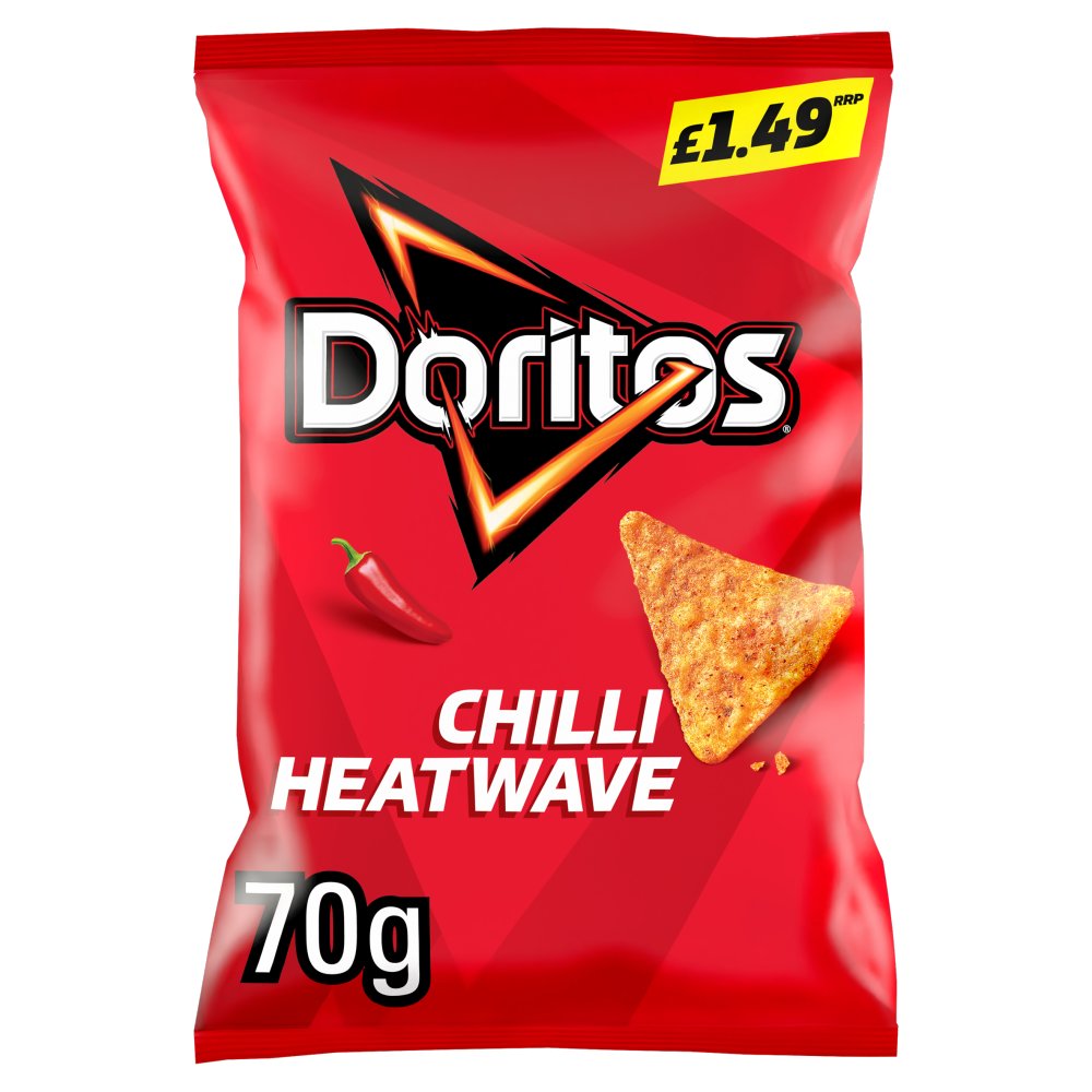 Doritos Chilli Heatwave 18x70g PM£1.49
