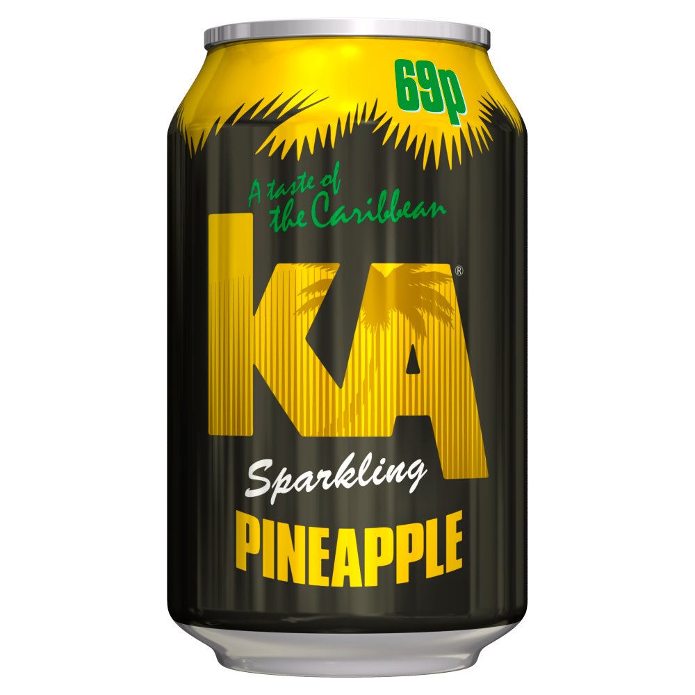 KA Pineapple Cans 24 x 330ml PM69p