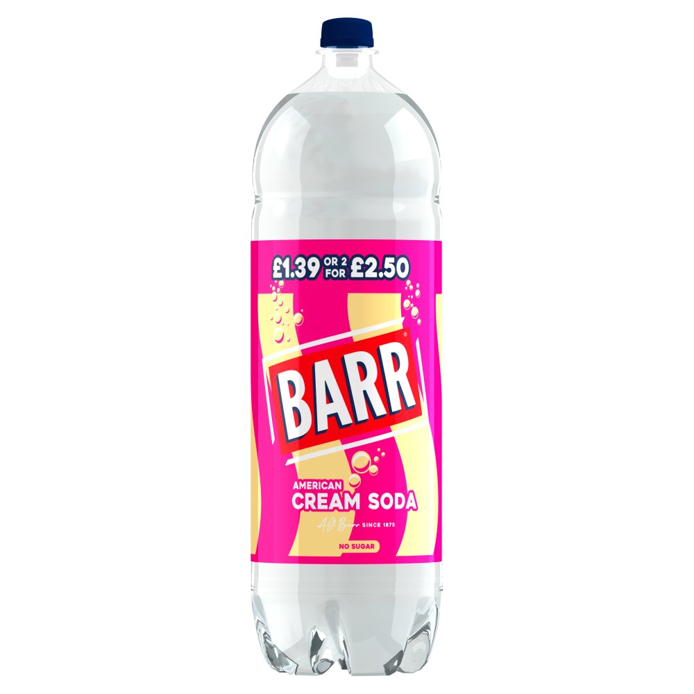 Barr Cream Soda 6x2L PM£1.39