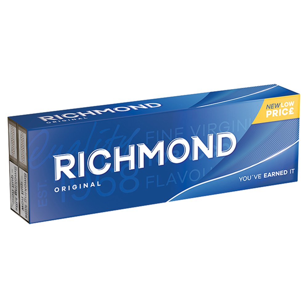 Richmond Original Blue King Size Cigarettes 5 x SINGLES (Pack of 20)