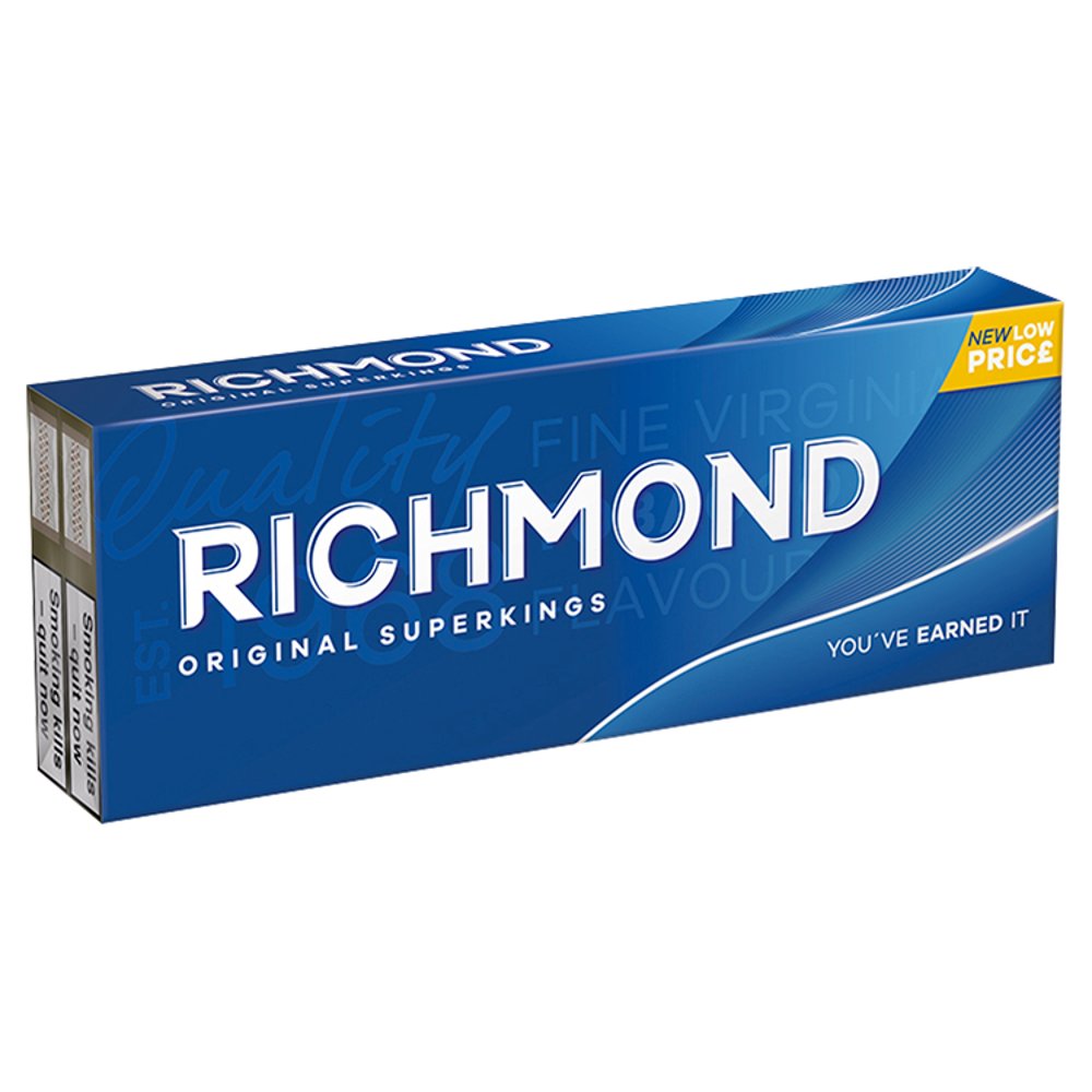 Richmond Original Blue SuperKing Cigarettes 10x20pk