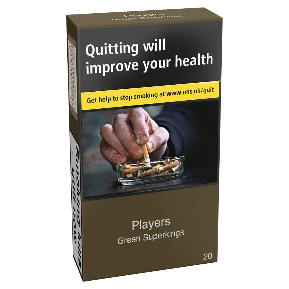 Players Green Filter Superking Cigarettes 10 x 20pk