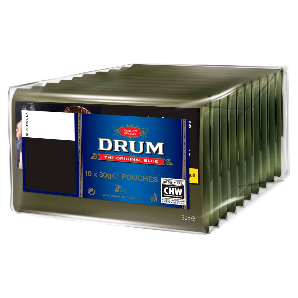 Drum The Original Blue Rolling Tobacco 10x30g