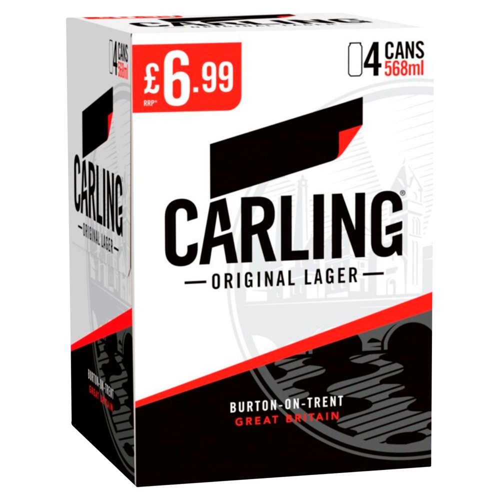 Carling 6x4x568ml