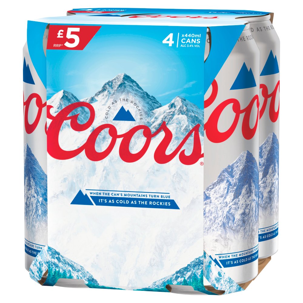 Coors 6x4x440ml