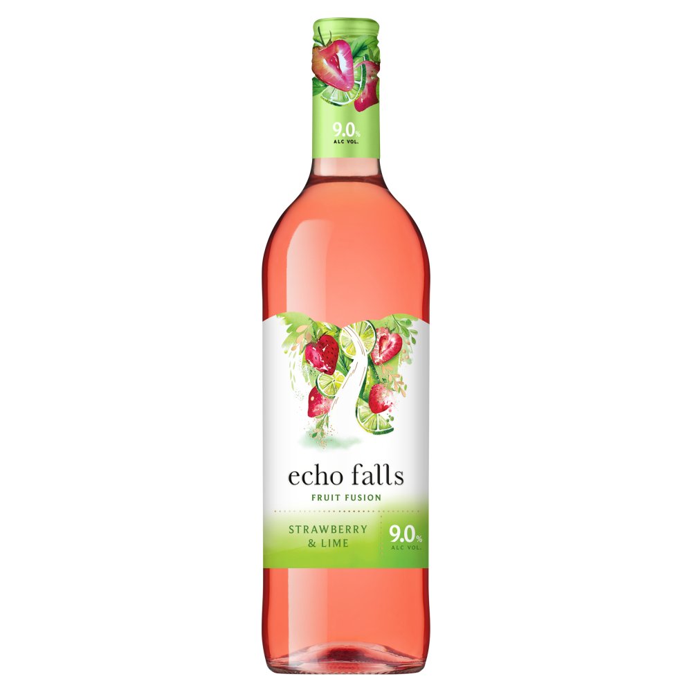 Echo Falls Fruit Fusion Strawberry & Lime 6 x 75cl
