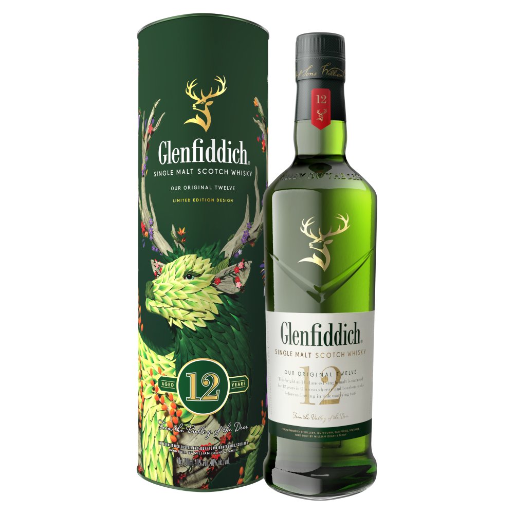 Glenfiddich 12 Year Old Malt Scotch Whisky 6 x 70cl