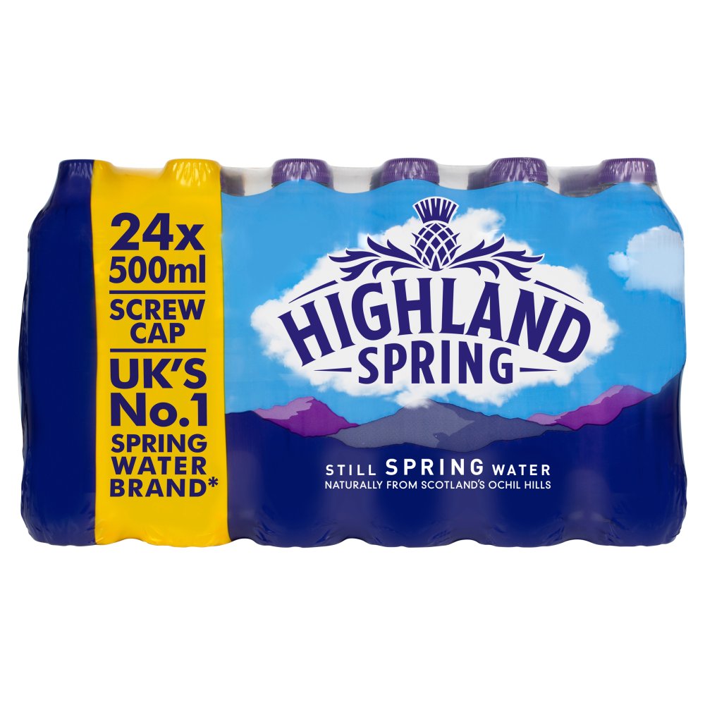 Highland Spring Sparkling Water PET 24 x 500ml