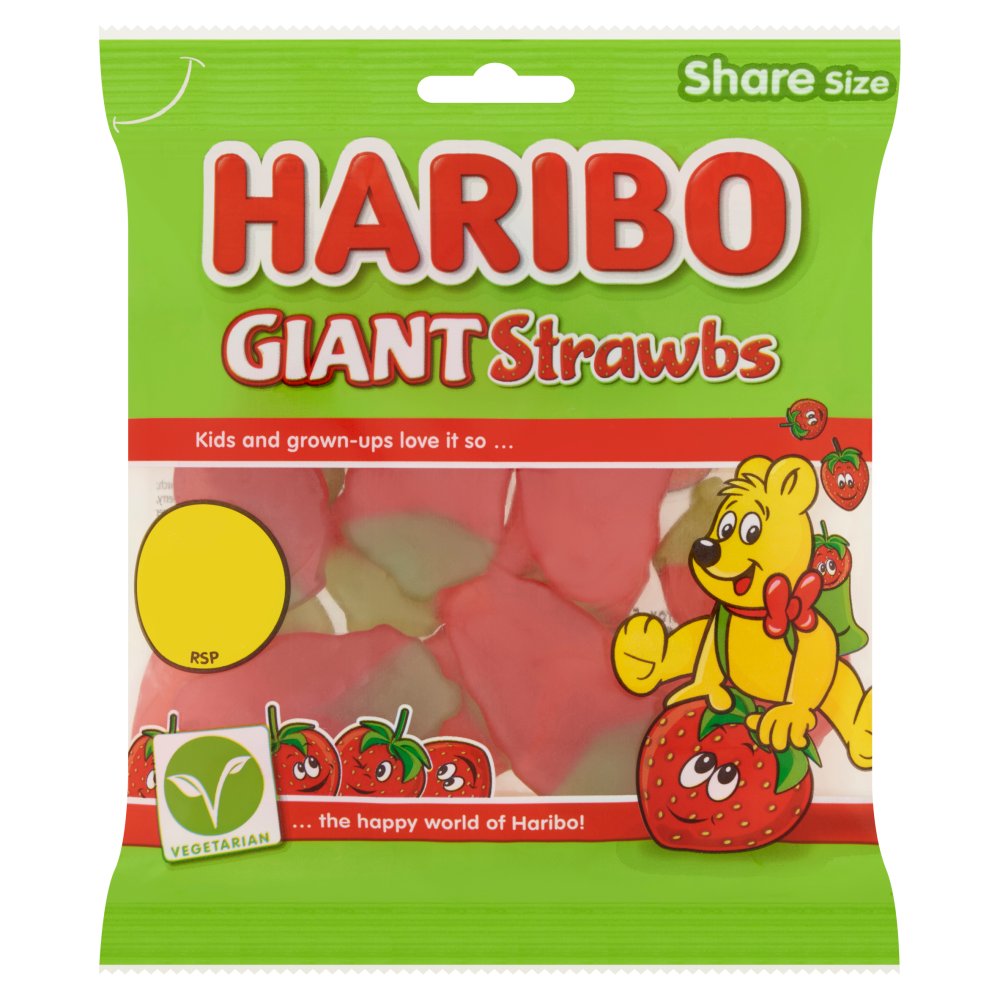 Haribo Giant Strawberry 12x140g