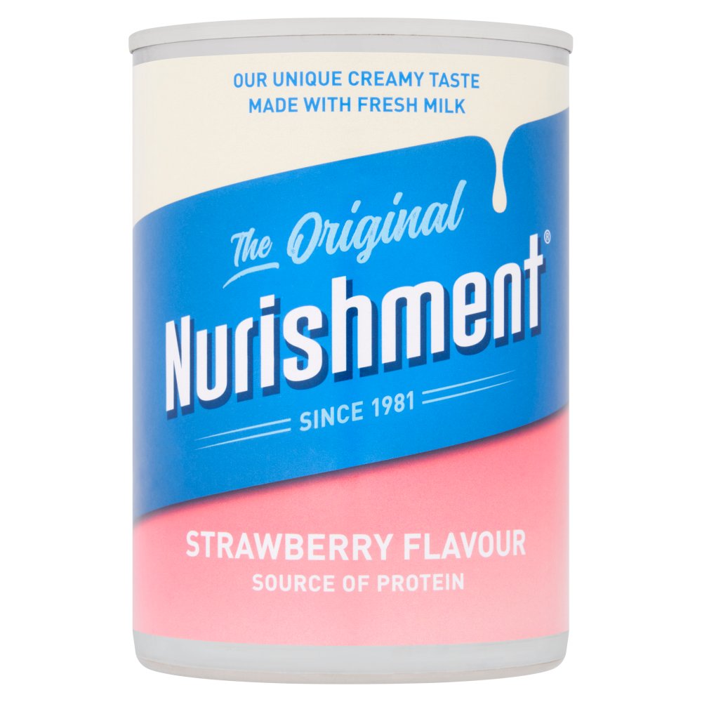 Nurishment Protein Strawberry Can 12 x 400g PM£1.49