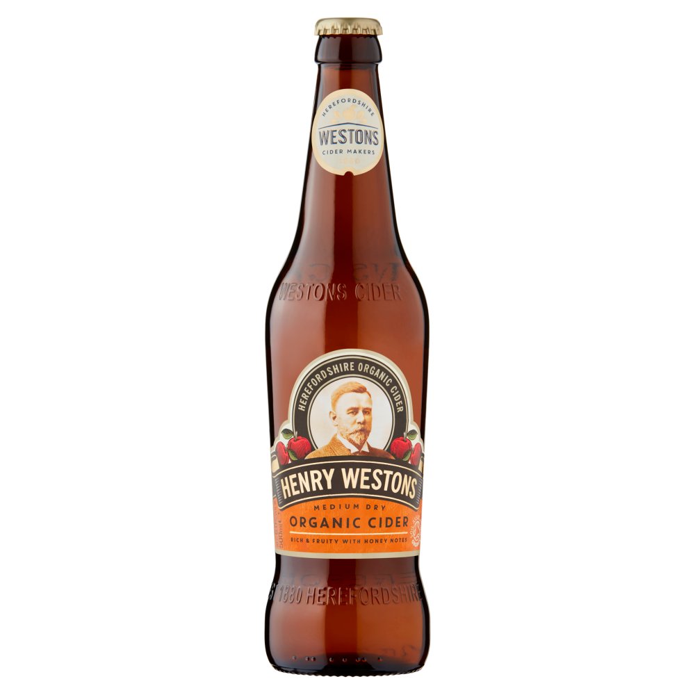Henry Westons Organic Cider 8x500ml
