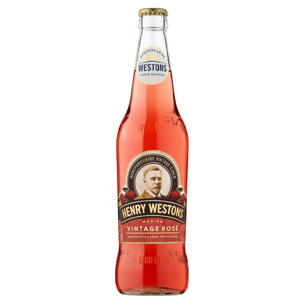 Henry Westons Vintage Rose Cider 8 x 500ml